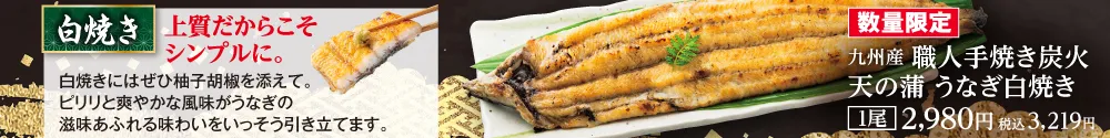 天の蒲白焼き