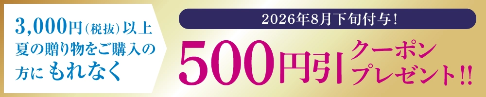 500円引クーポンプレゼント