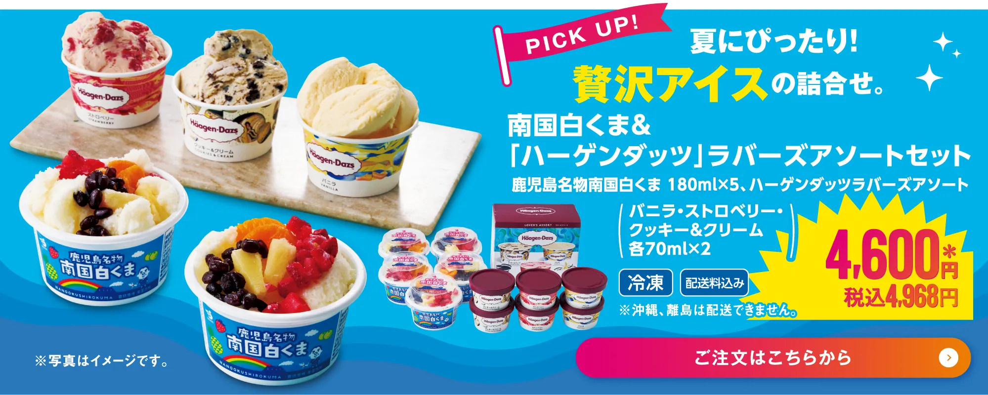 南国白くま&｢ハーゲンダッツ｣ラバーズアソートセット 