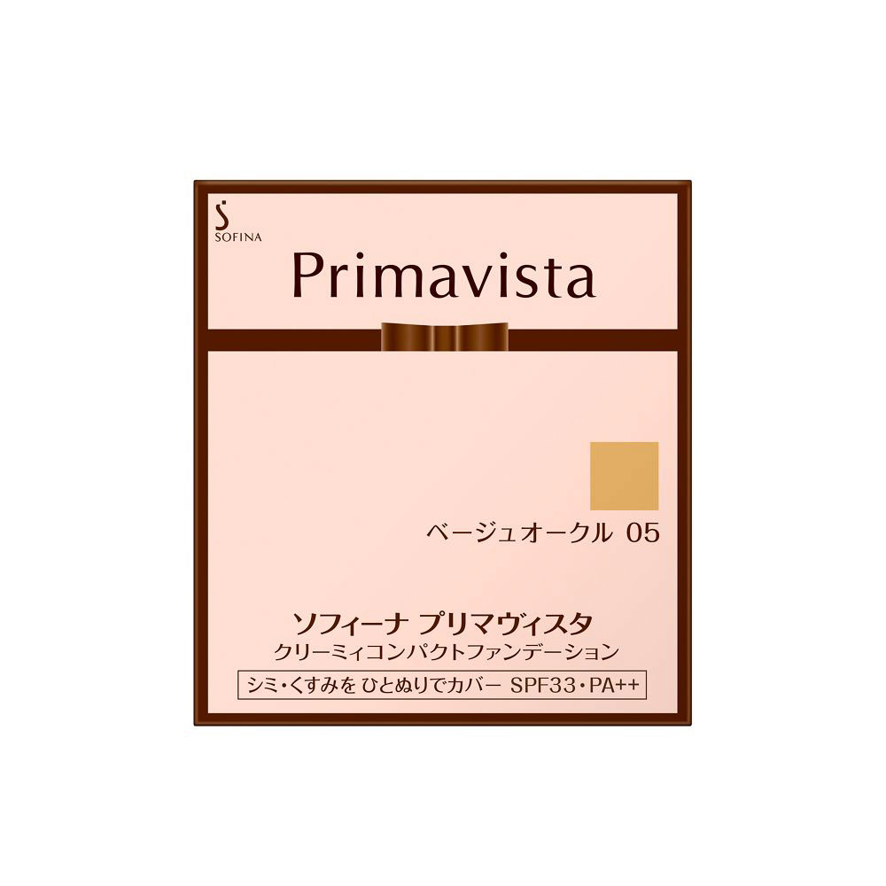 ゆめオンライン Youme Online ゆめタウン公式通販花王ソフィーナ プリマヴィスタ クリーミィコンパクトファンデーション ベージュオークル05 コスメ スキンケア 美容