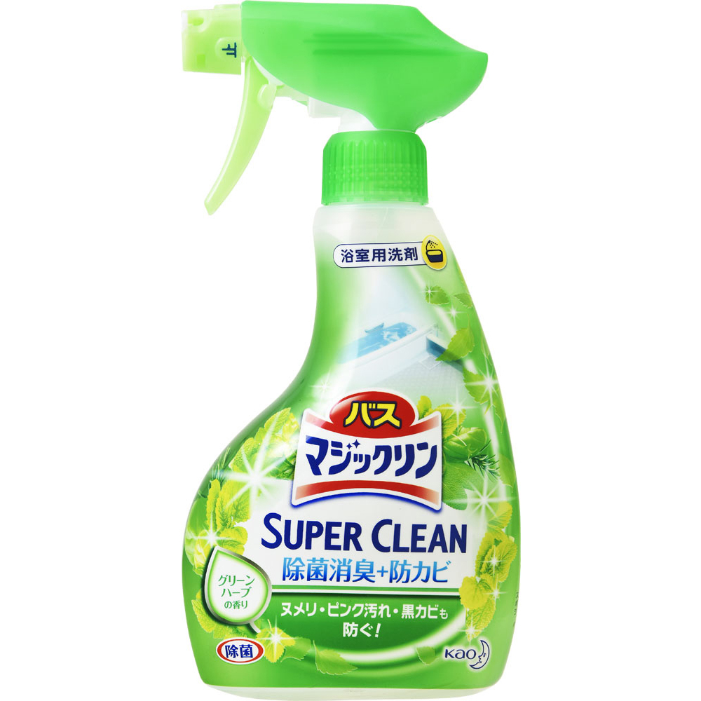 ゆめオンライン Youme Online ゆめタウン公式通販バスマジックリン スーパークリーン グリーンハーブ 本体 380ml キッチン 洗剤 日用品