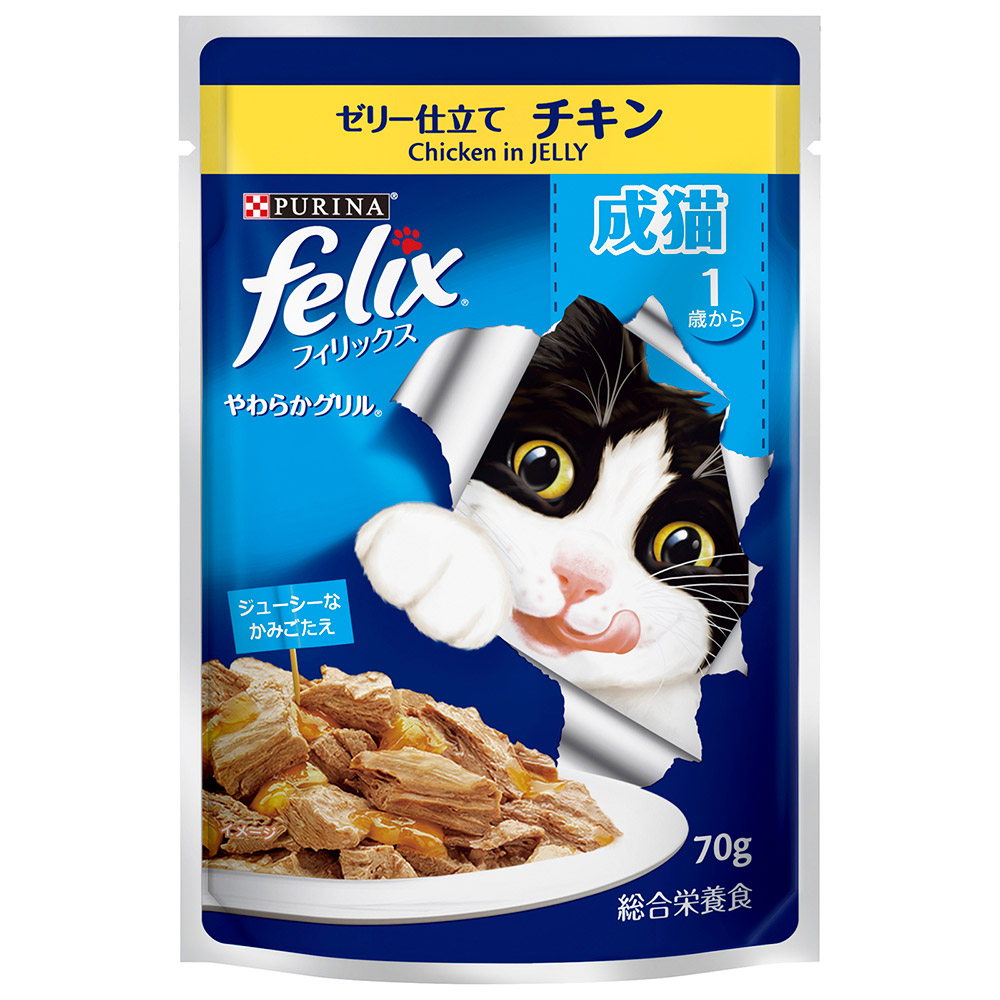 ゆめオンライン Youme Online ゆめタウン公式通販フィリックスやわらか成猫用チキン70g ペット用品 ゆめオンライン Youme Online ゆめタウン公式通販フィリックスやわらか成猫用チキン70g ペット用品