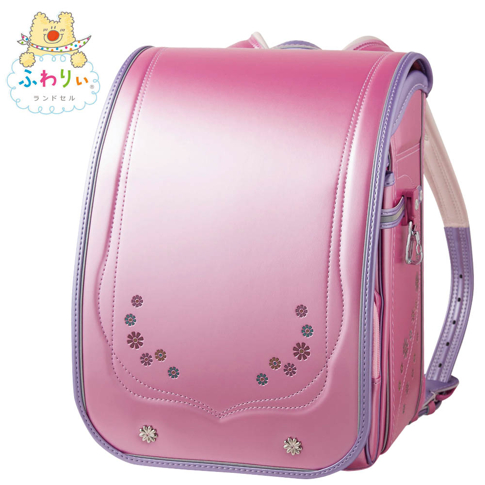 えみぃ様専用 ふわりぃ ランドセル 女の子 スミレ×パールピーチ