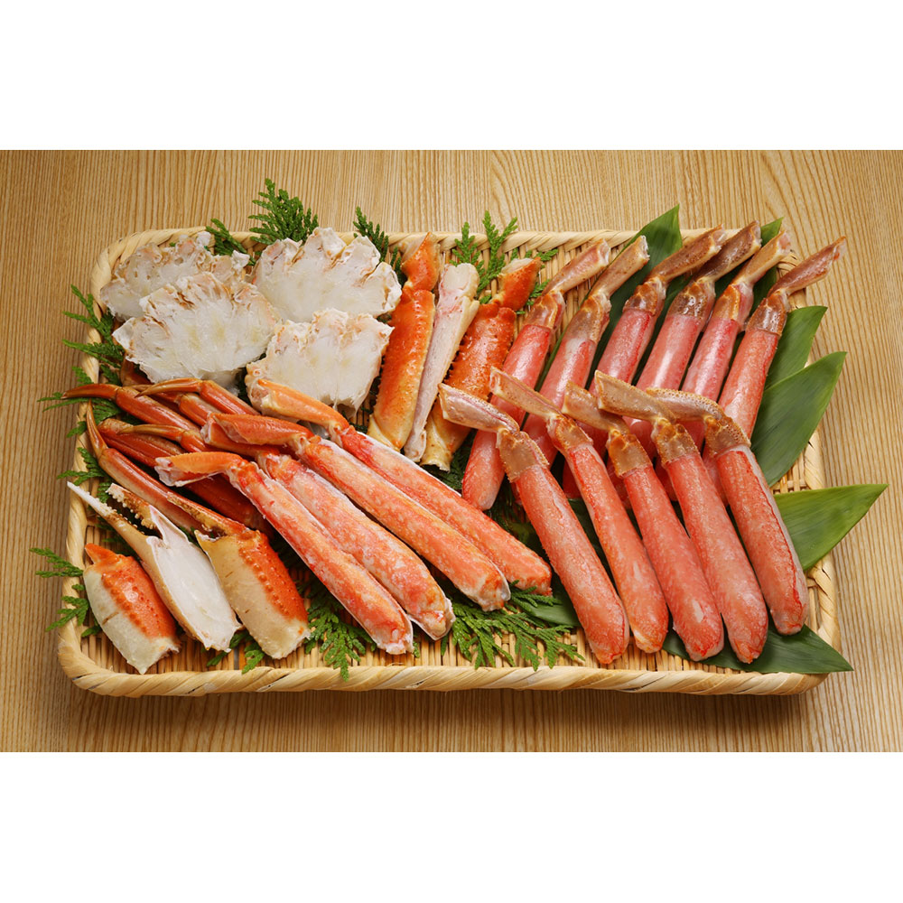 【送料込み】<キョクイチフーズ> ボイルずわい・生ずわい食べ比べセット