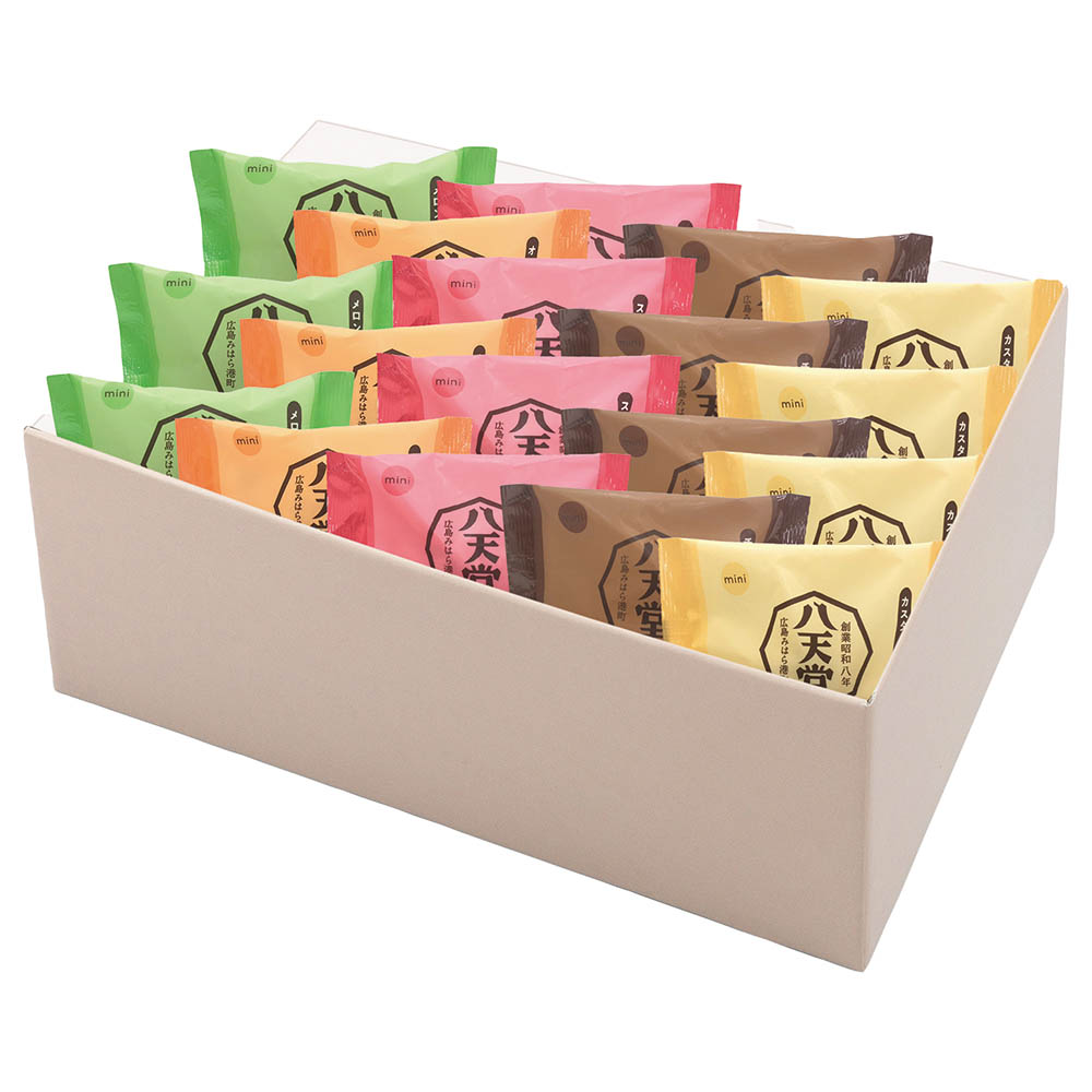 【送料込み】<八天堂> ミニくりーむパン 18個詰合せ