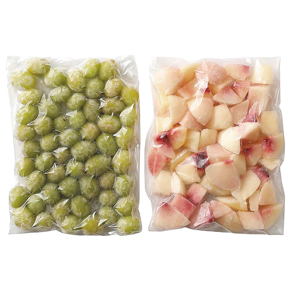 【送料込み】山形県産 冷凍シャインマスカット&冷凍白桃