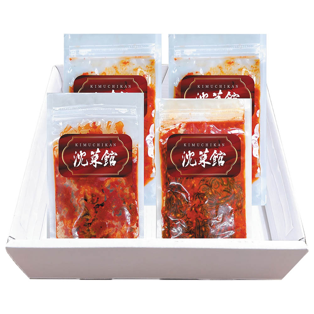 【送料込み】<沈菜館> 食べきり海鮮キムチ詰合せ