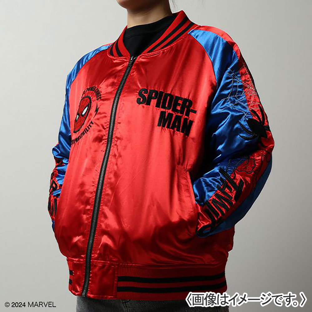 スカジャン スパイダーマンプロテクターニューヨーク L