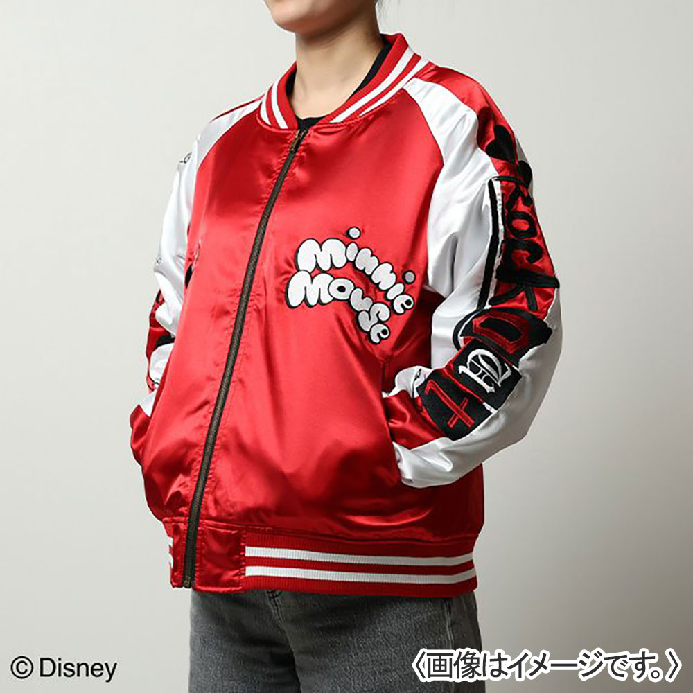 スカジャン ミニーマウスレッドガール L