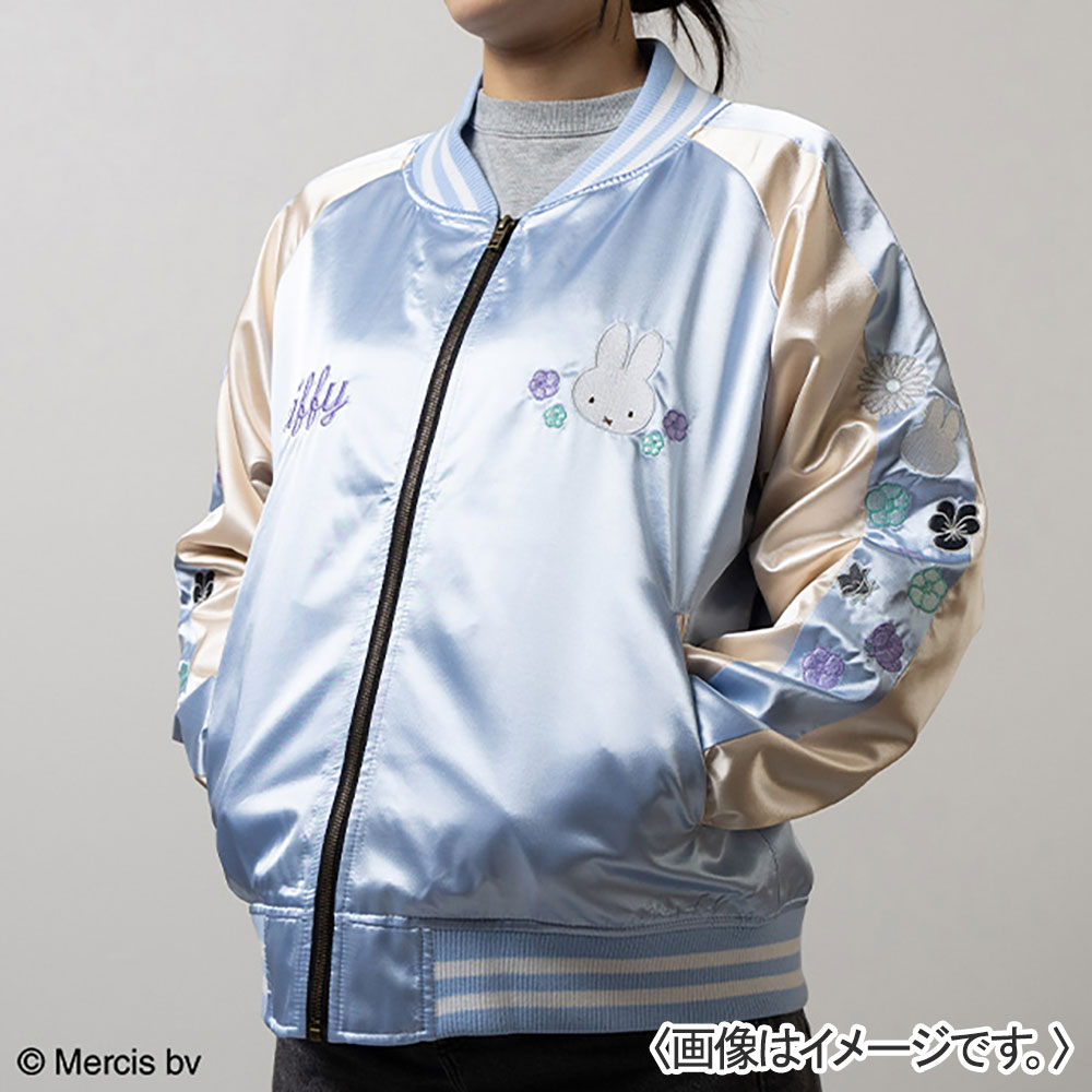 スカジャン ミッフィーフラワーシャワーミッフィー L