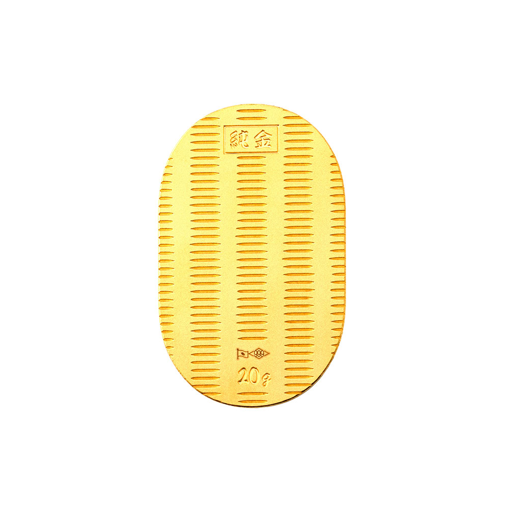 純金 葛飾北斎 神奈川沖浪裏小判 20g