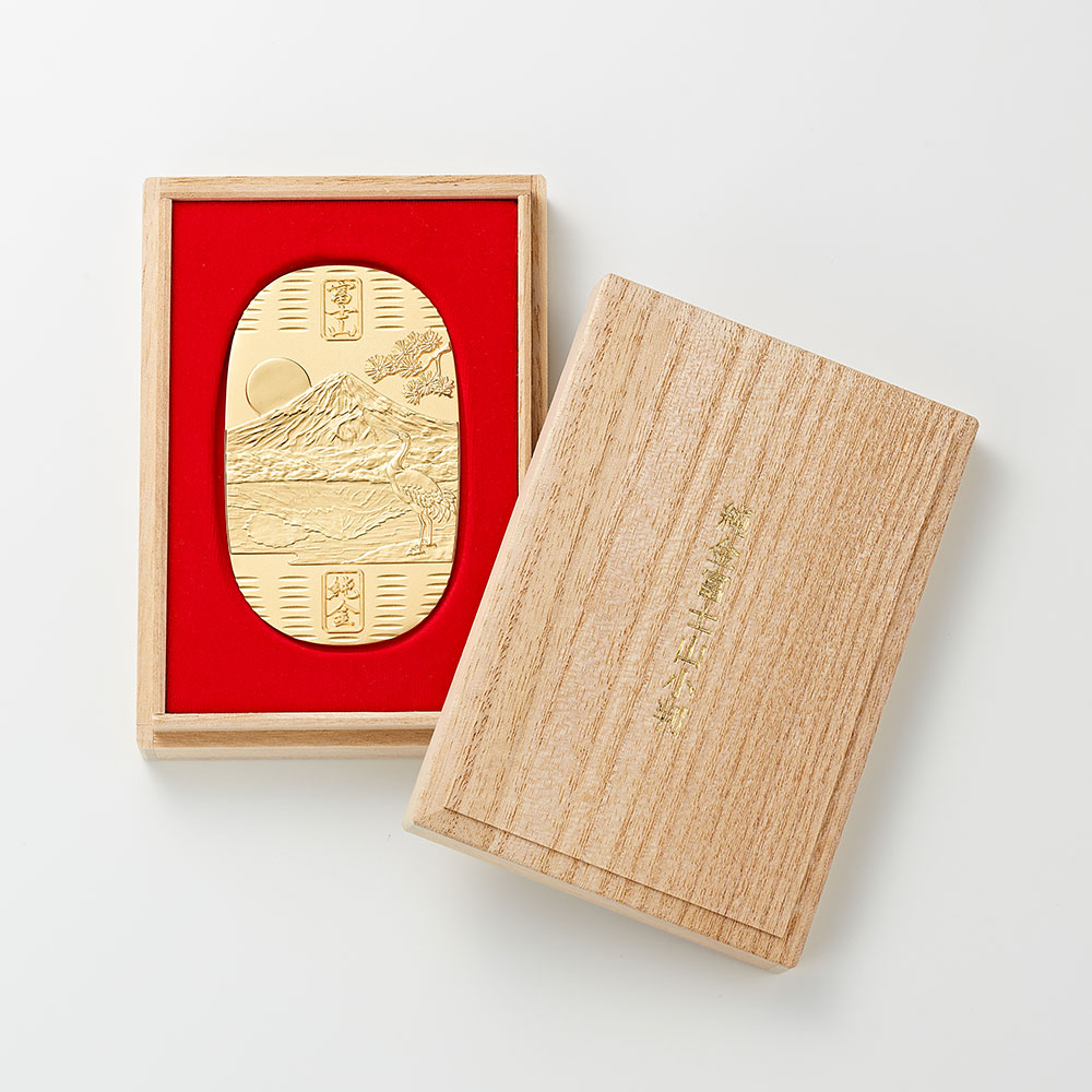 純金 鏡富士小判 50g