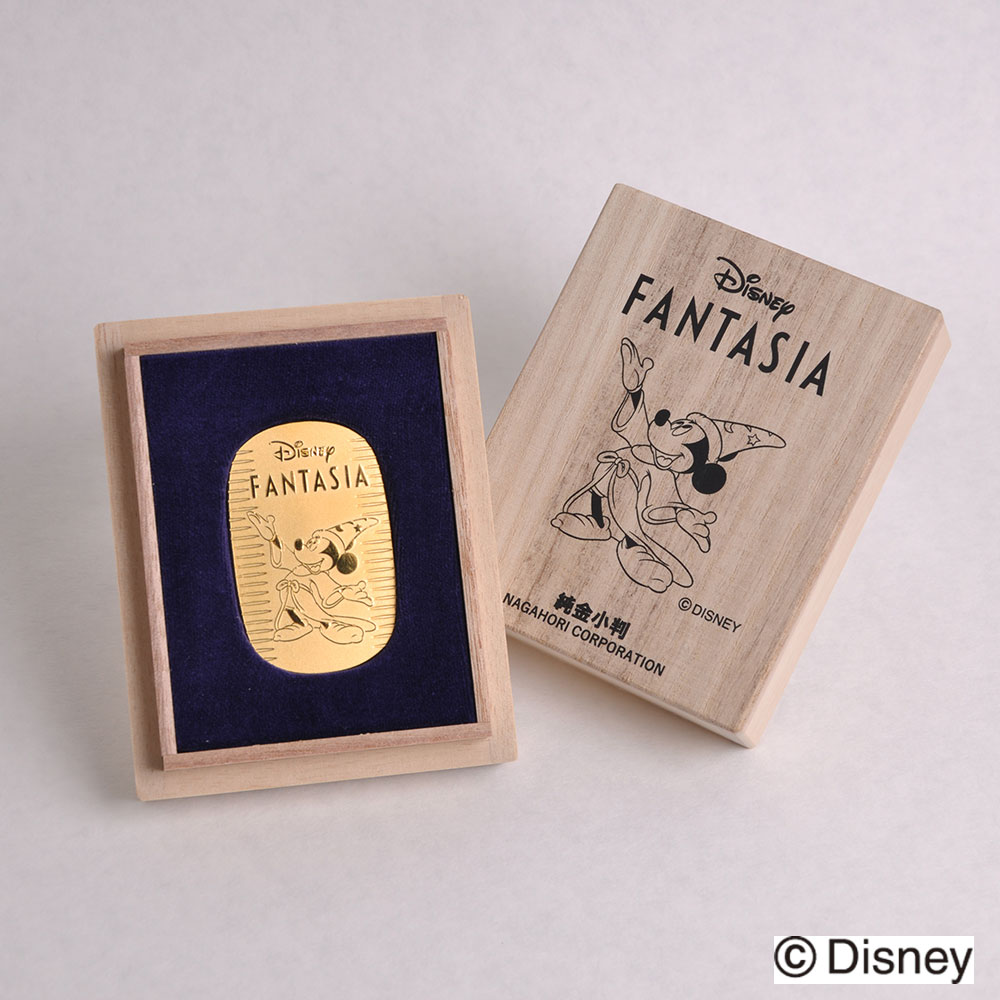 ディズニー ファンタジア 純金小判 20g