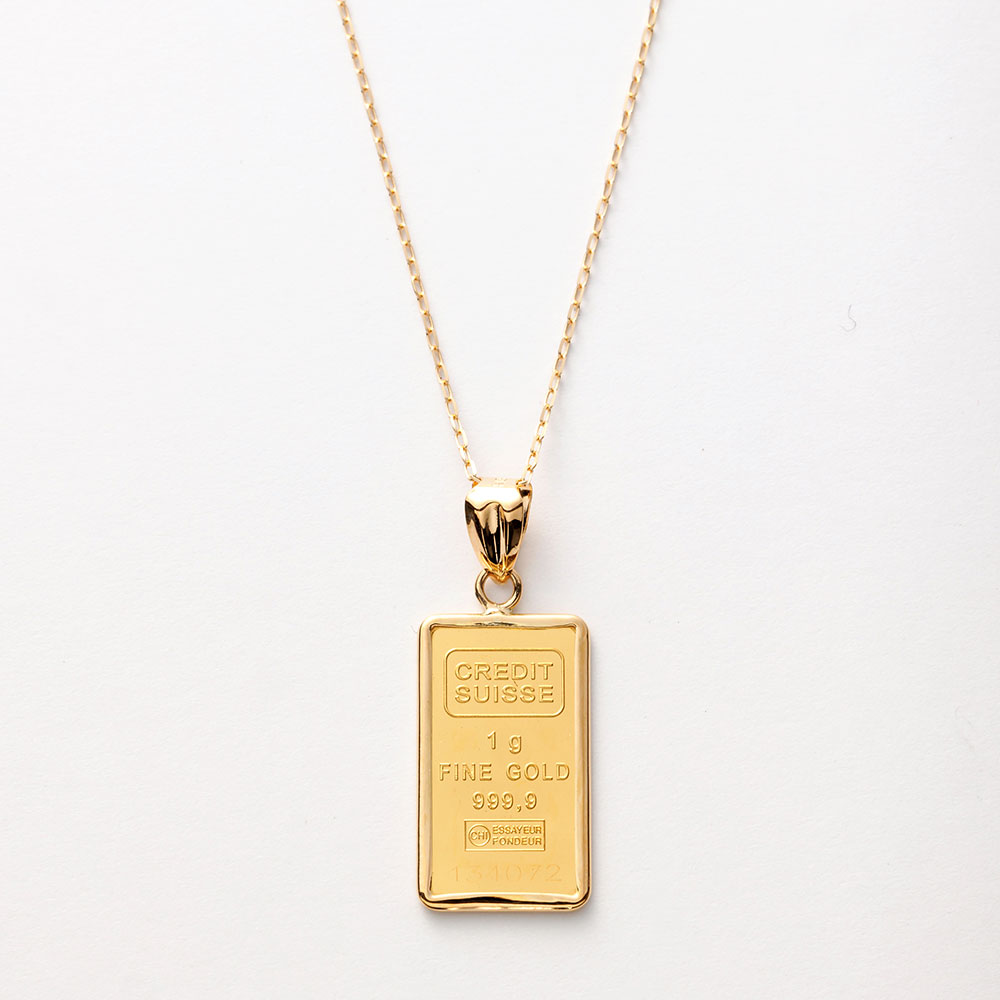 K24/K18リバティー1gコインネックレス