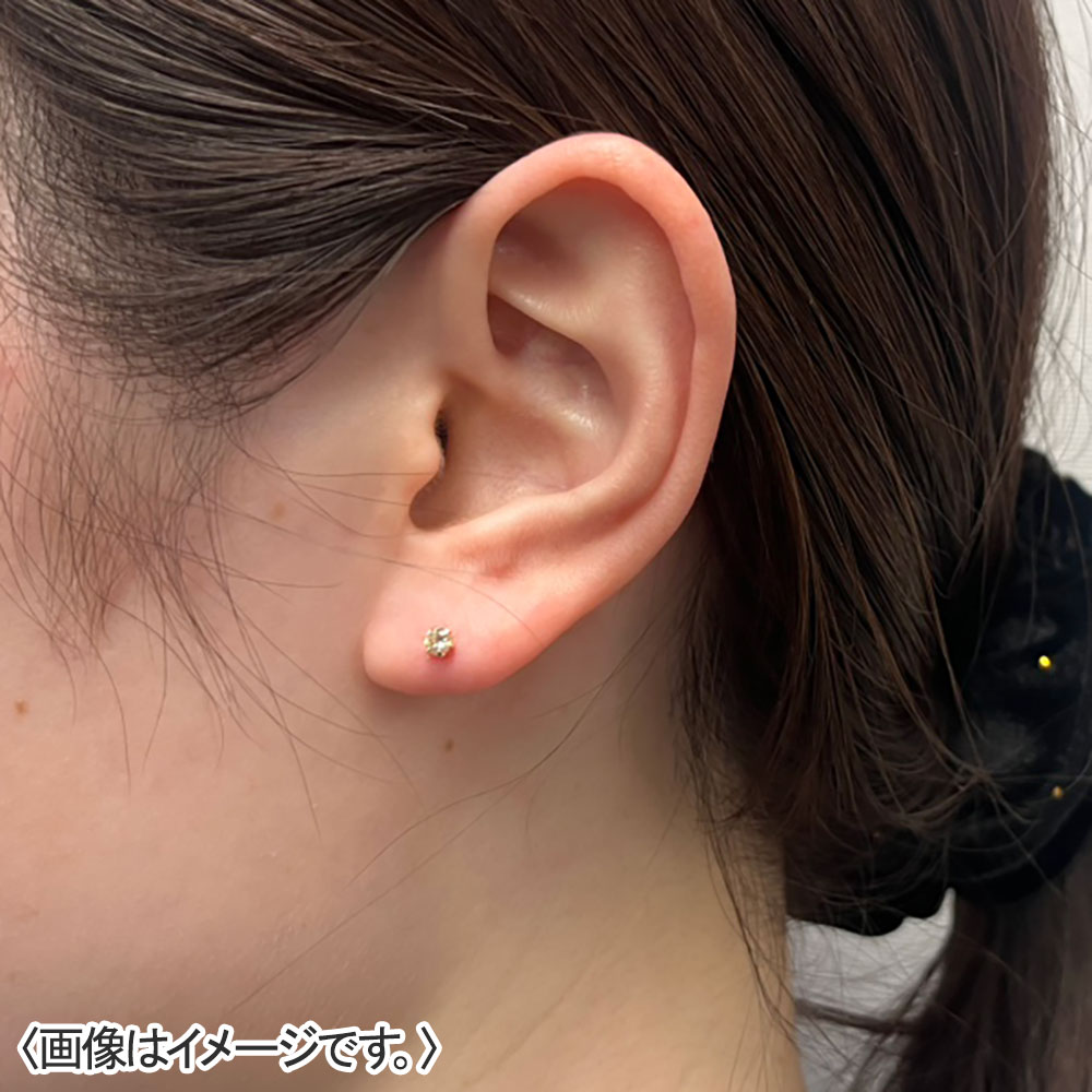 K18ダイヤピアス0.2ct