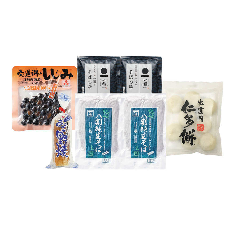 <一福>八割生そば詰合せ