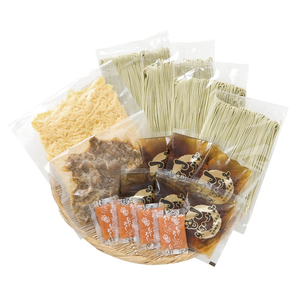 <三浦製麺>冷凍具入り瓦そばセット