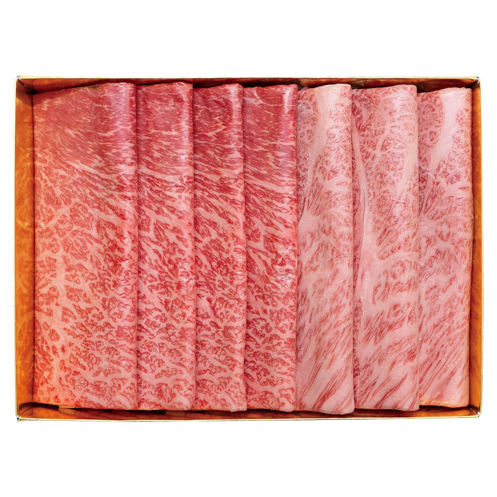 <厳選肉専門店 ふじ匠>やまぐち和牛 燦(きらめき)すき焼き食べ比べセット