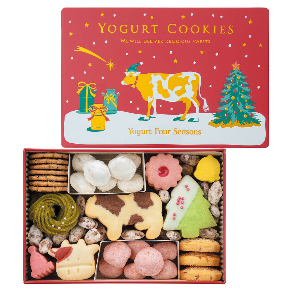 <ヨーグルトフォーシーズンズ>ヨーグルトクリスマスクッキー缶