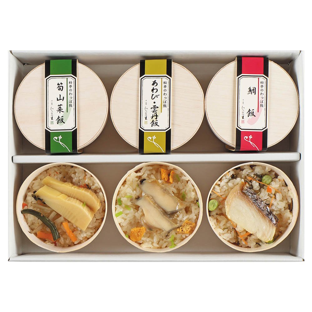 <京・料亭 わらびの里>料亭のわっぱ飯
