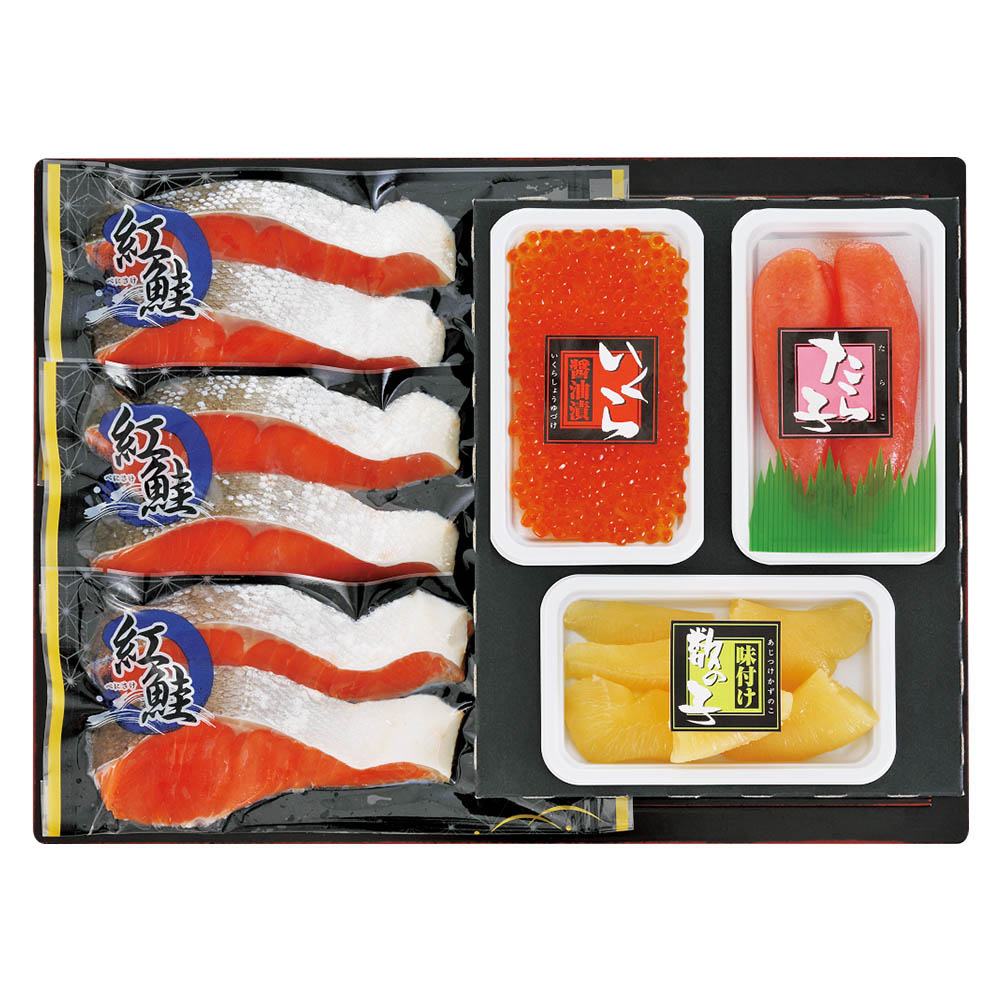 紅鮭・魚卵3点セット