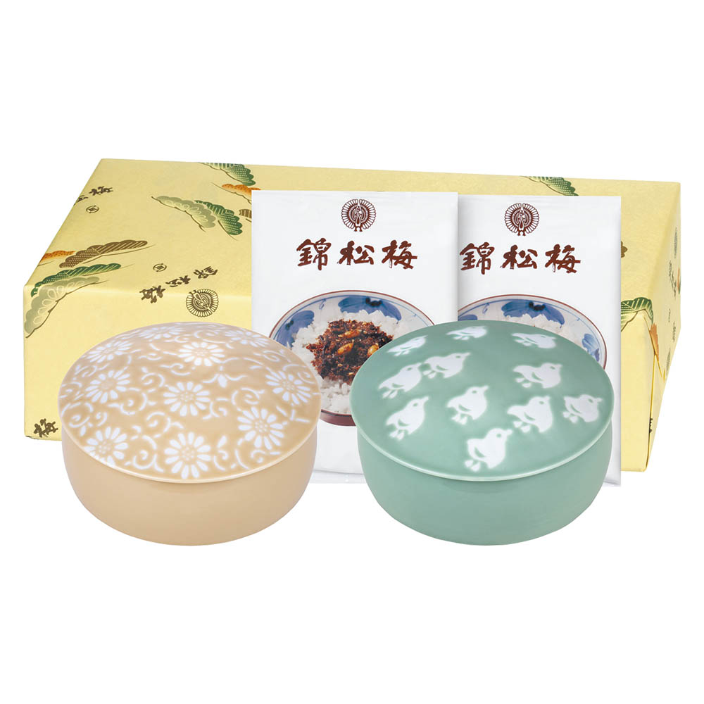 <錦松梅>錦松梅 有田焼容器入(新柄)
