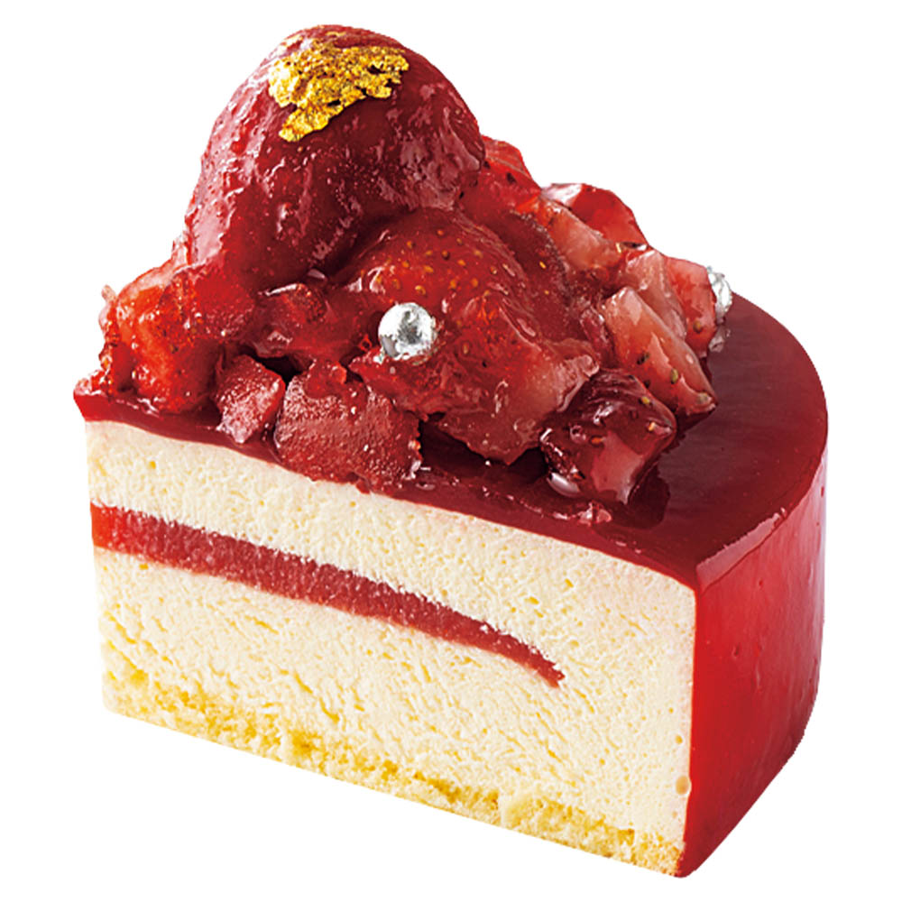 【限定1,000台】ビストロ・テ・ヴェール 深紅のドレスをまとった贅沢いちごのムースケーキ