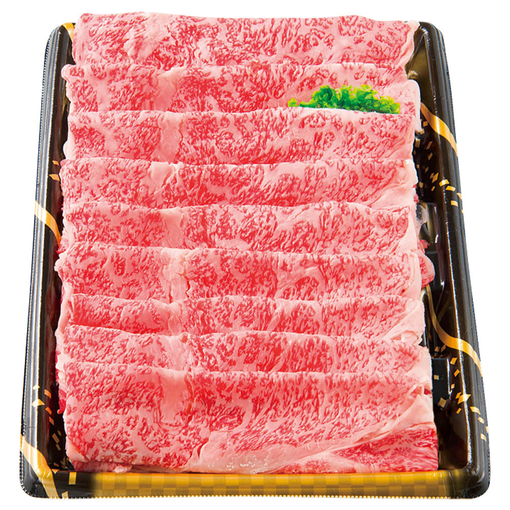 【店頭お支払価格】国産黒毛和牛ロースすき焼き用
