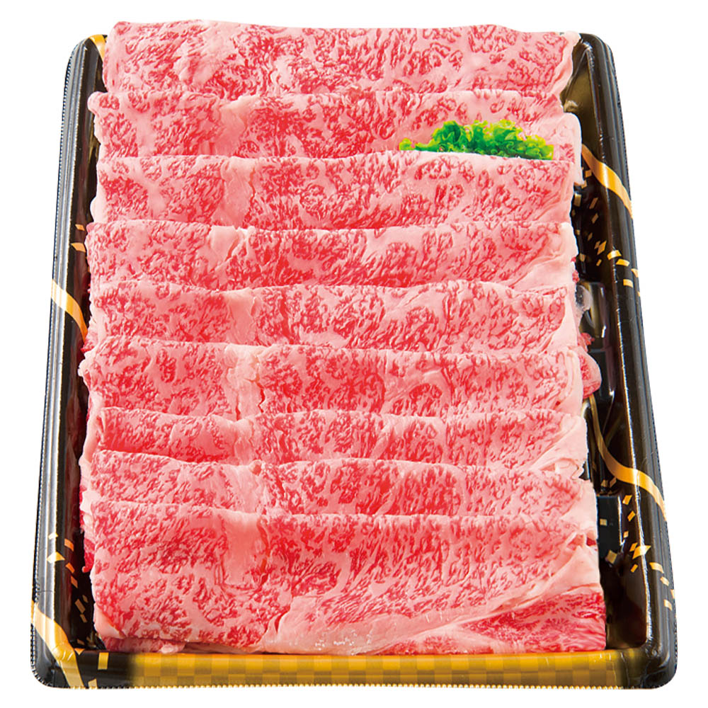 【オンライン予約価格】国産黒毛和牛ロースすき焼き用