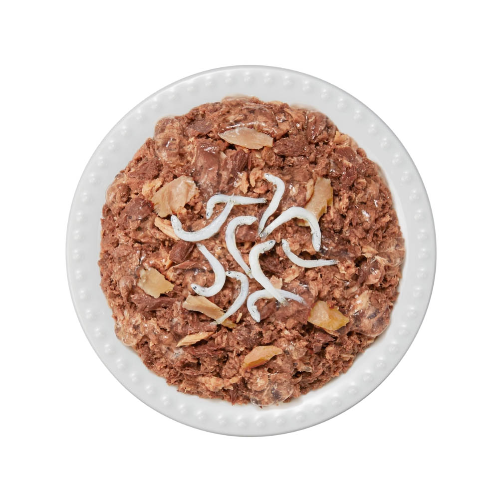 黒缶パウチ しらす入り まぐろとかつお 70g