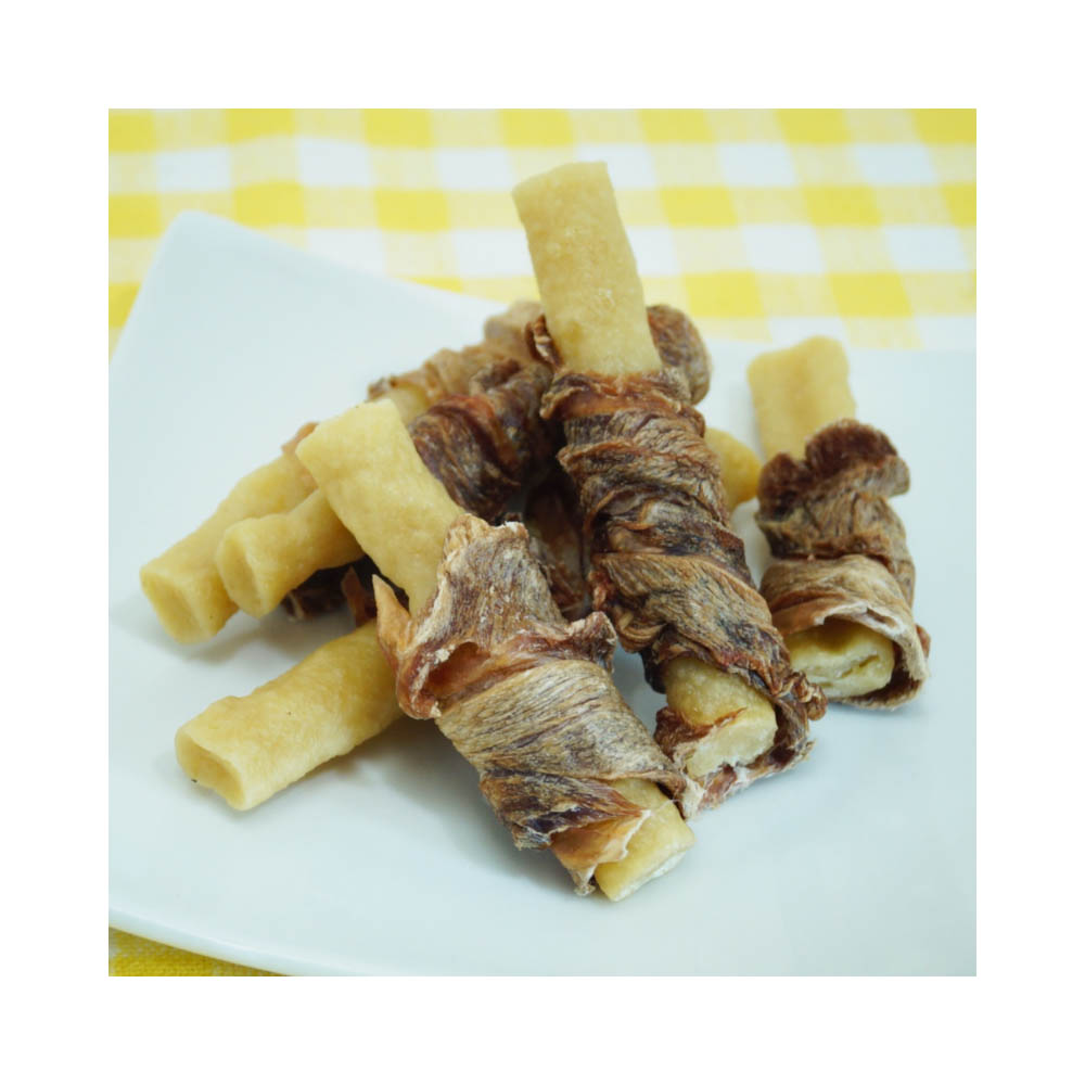 ドギーマン 無添加良品国産鶏の赤もも肉ミニ巻き18本