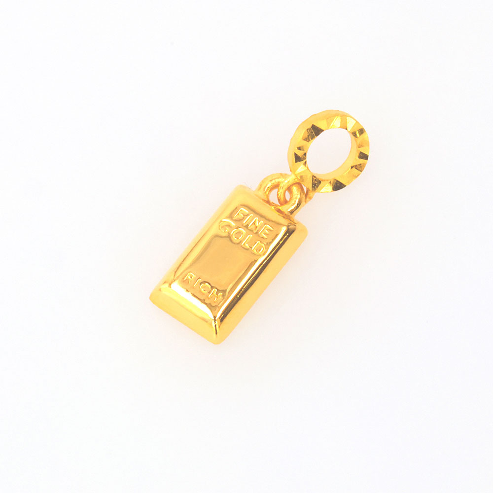 K24 インゴットモチーフペンダントトップ