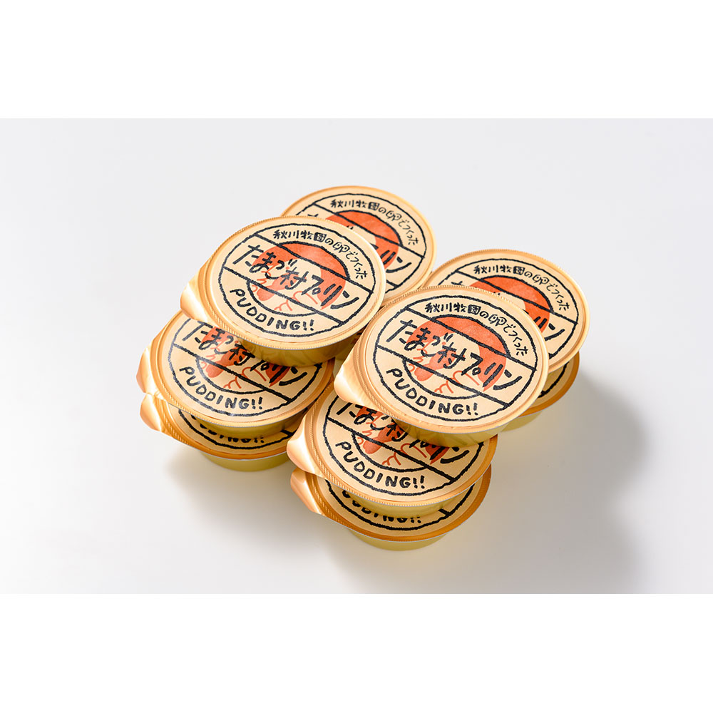 【送料込み】 秋川牧園 秋川牧園の卵でつくったたまご村プリン