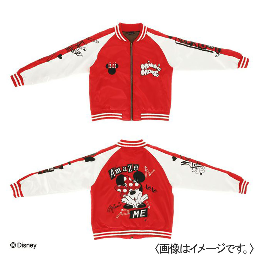 スカジャン ミニーマウスレッドガール L