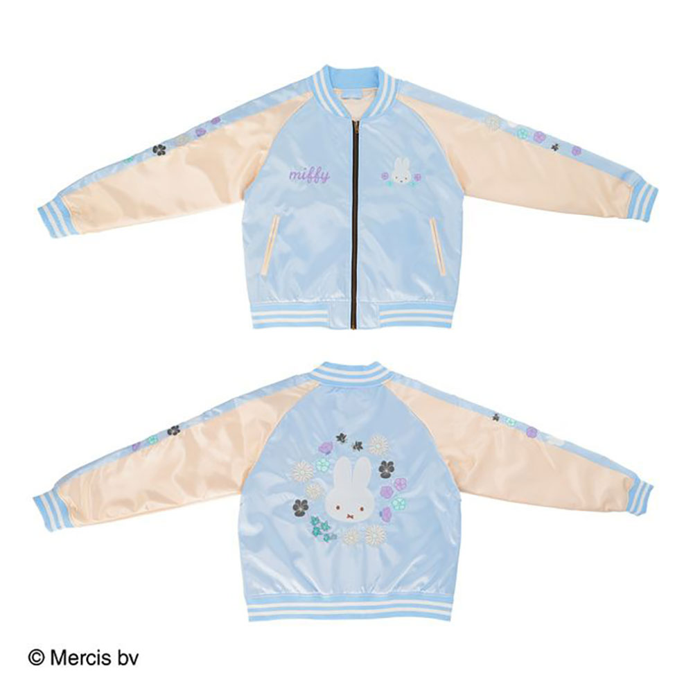 スカジャン ミッフィーフラワーシャワーミッフィー L