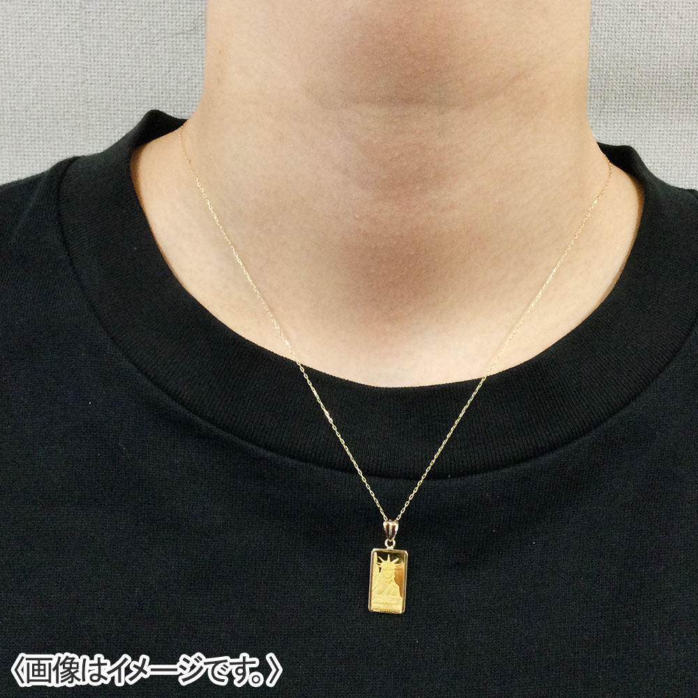 K24/K18リバティー1gコインネックレス