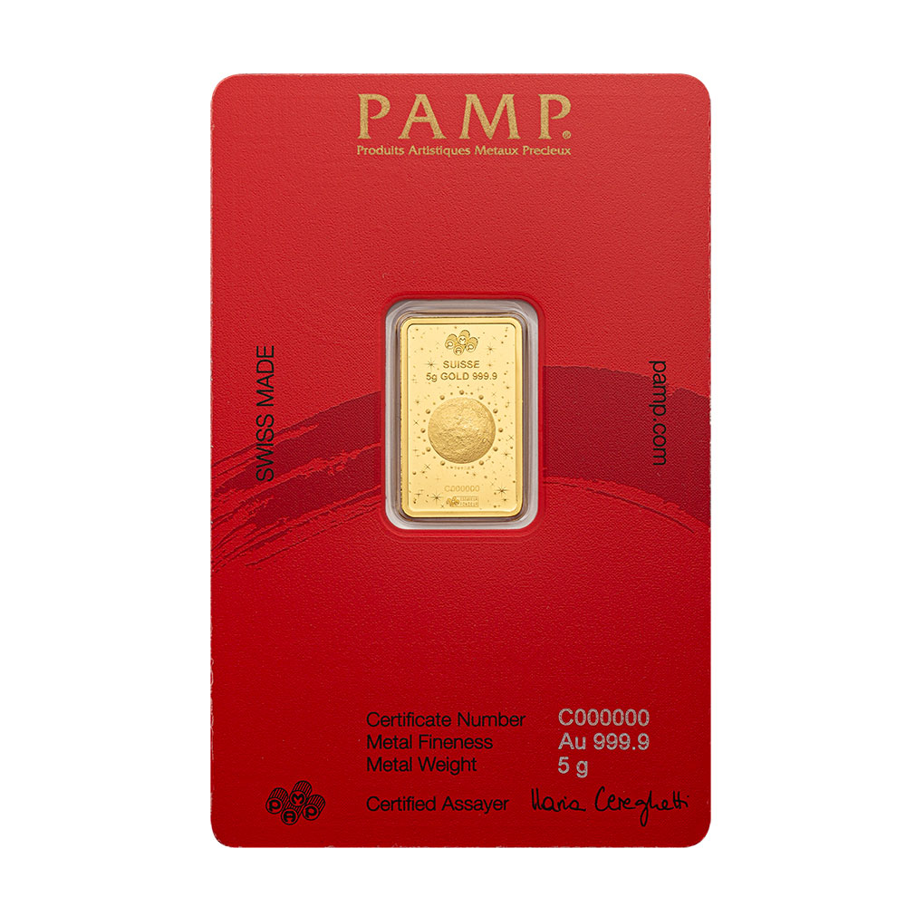 純金 2026年干支ホースインゴット5g (PAMP)