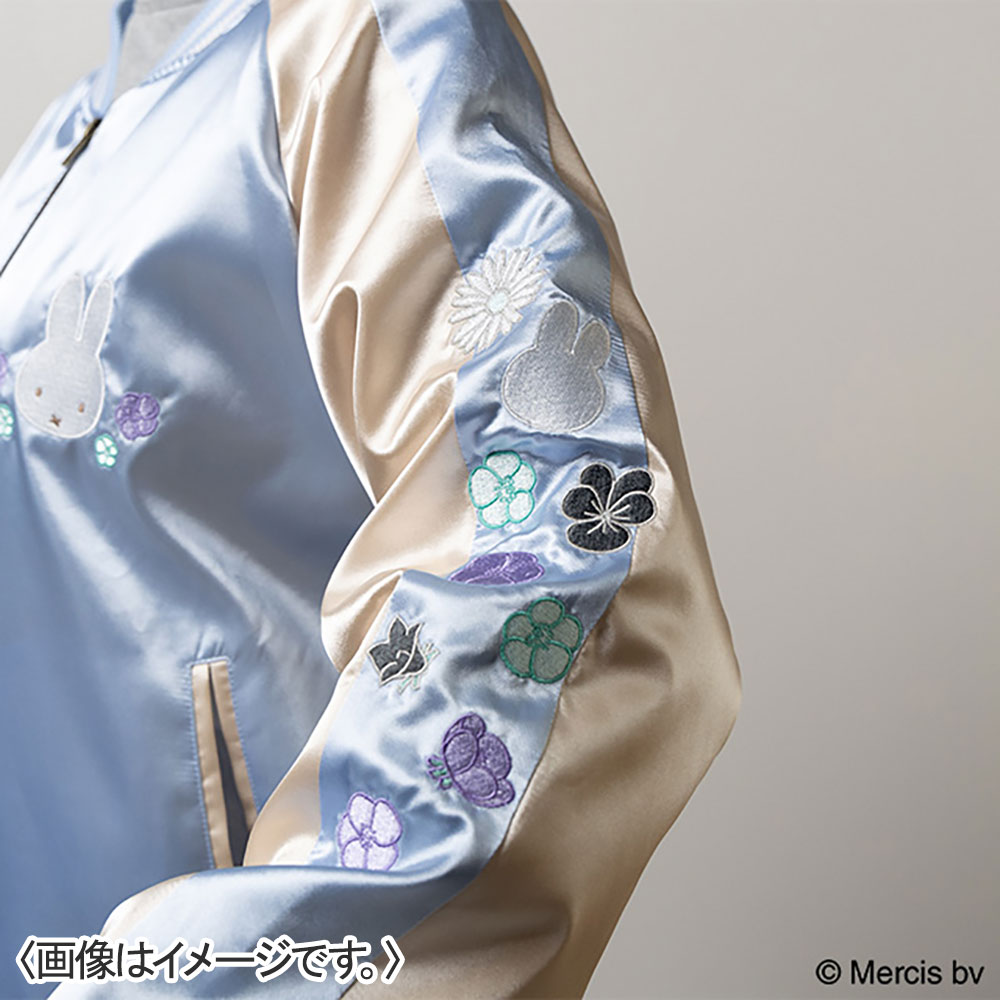 スカジャン ミッフィーフラワーシャワーミッフィー L