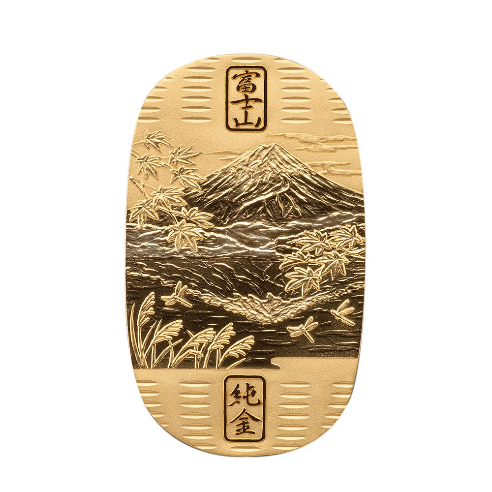 純金鏡富士小判セット(四季)