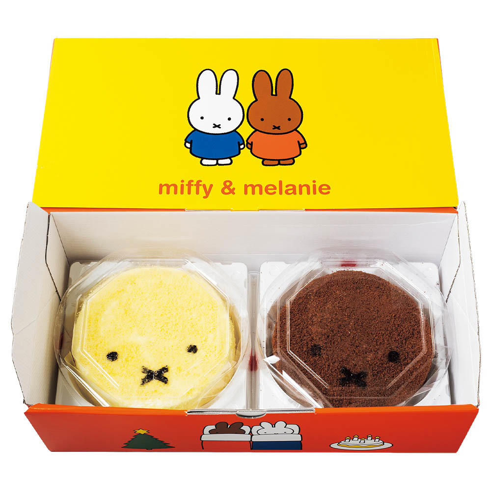 【限定600セット】ミッフィー&メラニー チーズとショコラのクリスマスケーキ