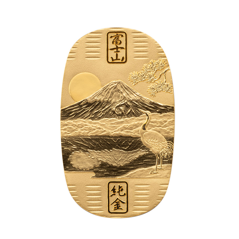 純金鏡富士小判セット(四季)