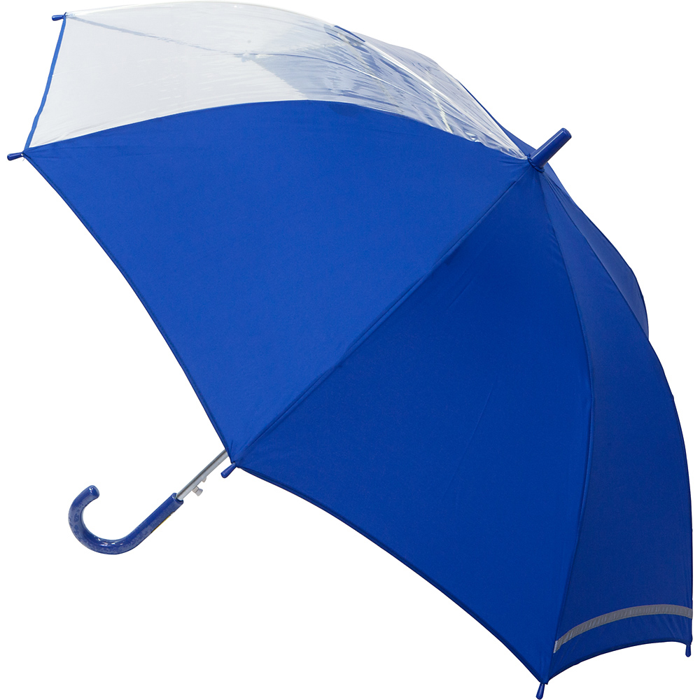 窓開き学童傘（ジャンプ傘） ●カラー：ブルー