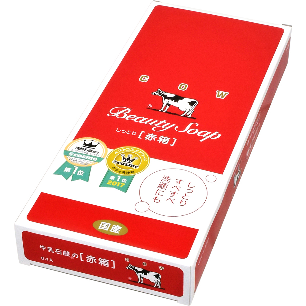 ゆめオンライン | youme online - ゆめタウン公式通販牛乳石鹸 赤箱 100g×6個入: ヘアケア・ボディケア・オーラルケア