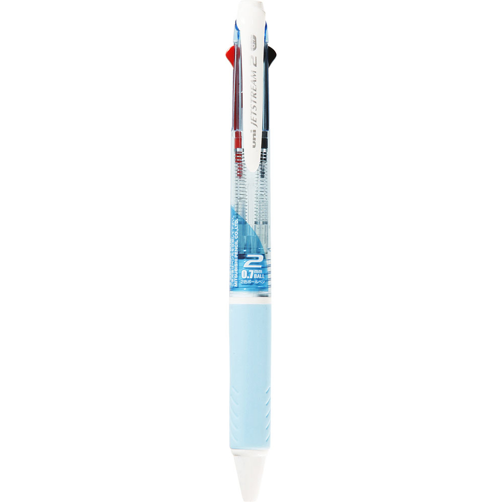 三菱 ジェットストリーム 2色 ボールペン 水色 0.7mm