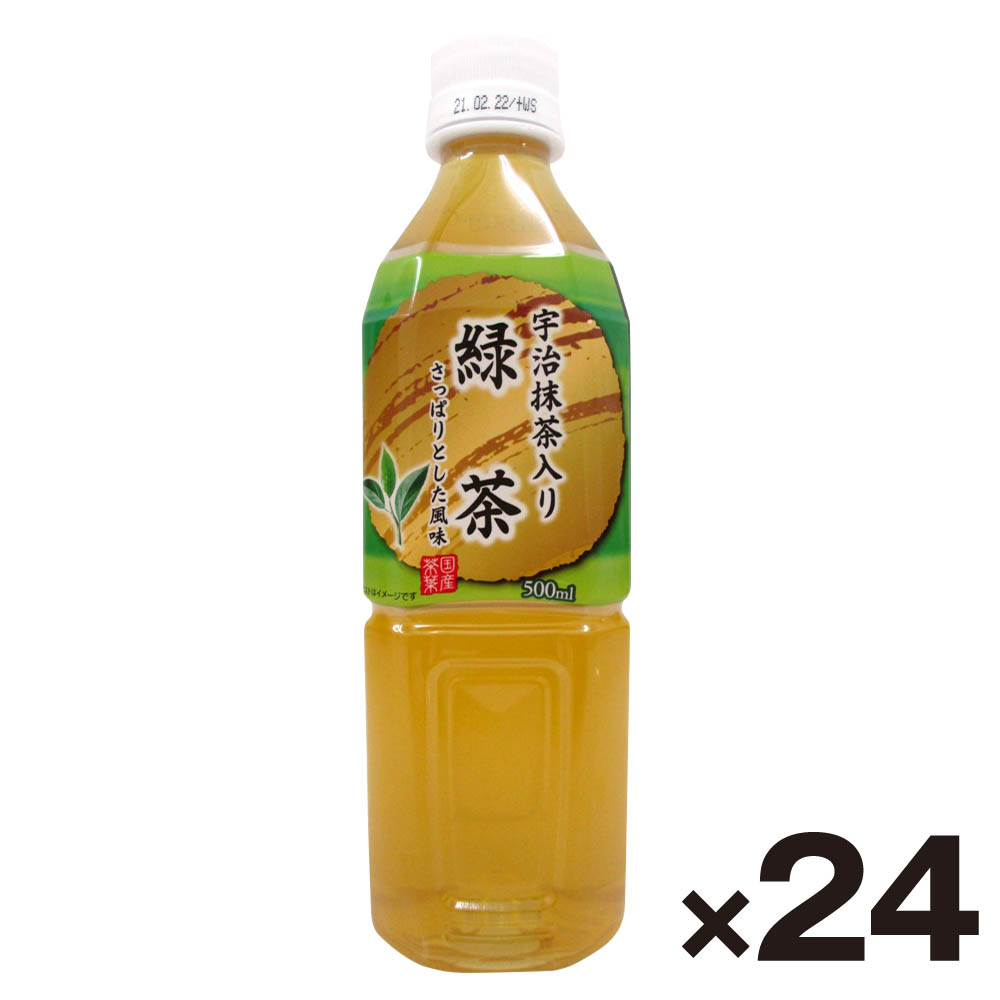 【ケース販売】蔵人舎　宇治抹茶入り緑茶　500ml×24本