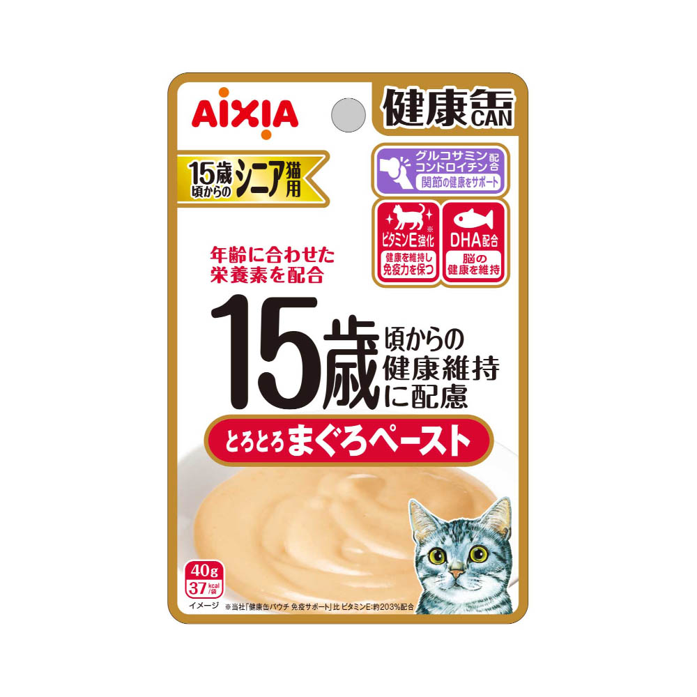 健康缶パウチ 15歳からのとろとろまぐろペースト 40g