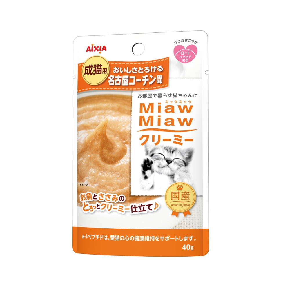 MiawMiaw クリーミー 名古屋コーチン風味 40g