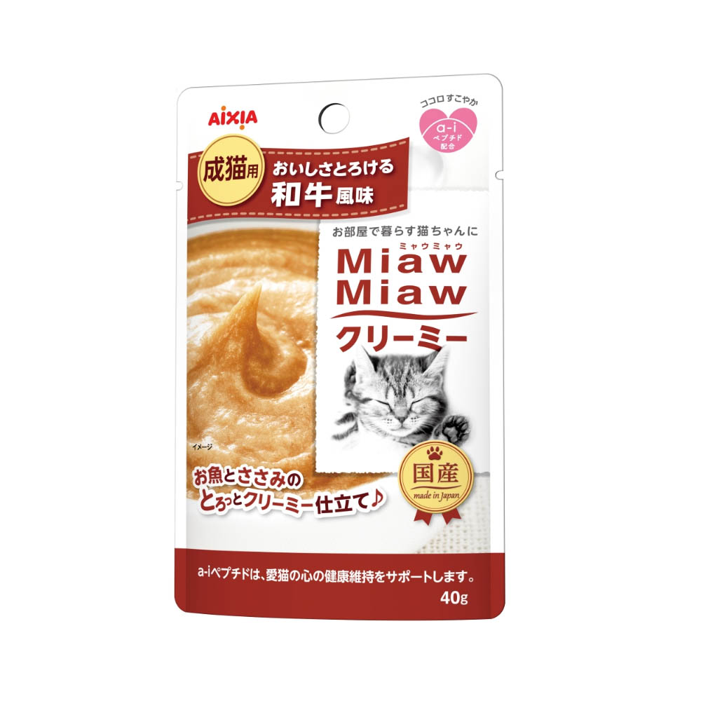 MiawMiaw　クリーミー 和牛風味 40g