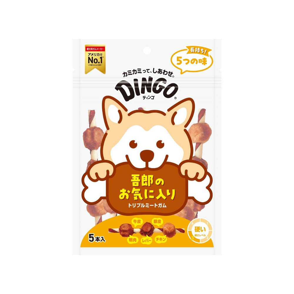 DINGO　トリプルミートガム5本入