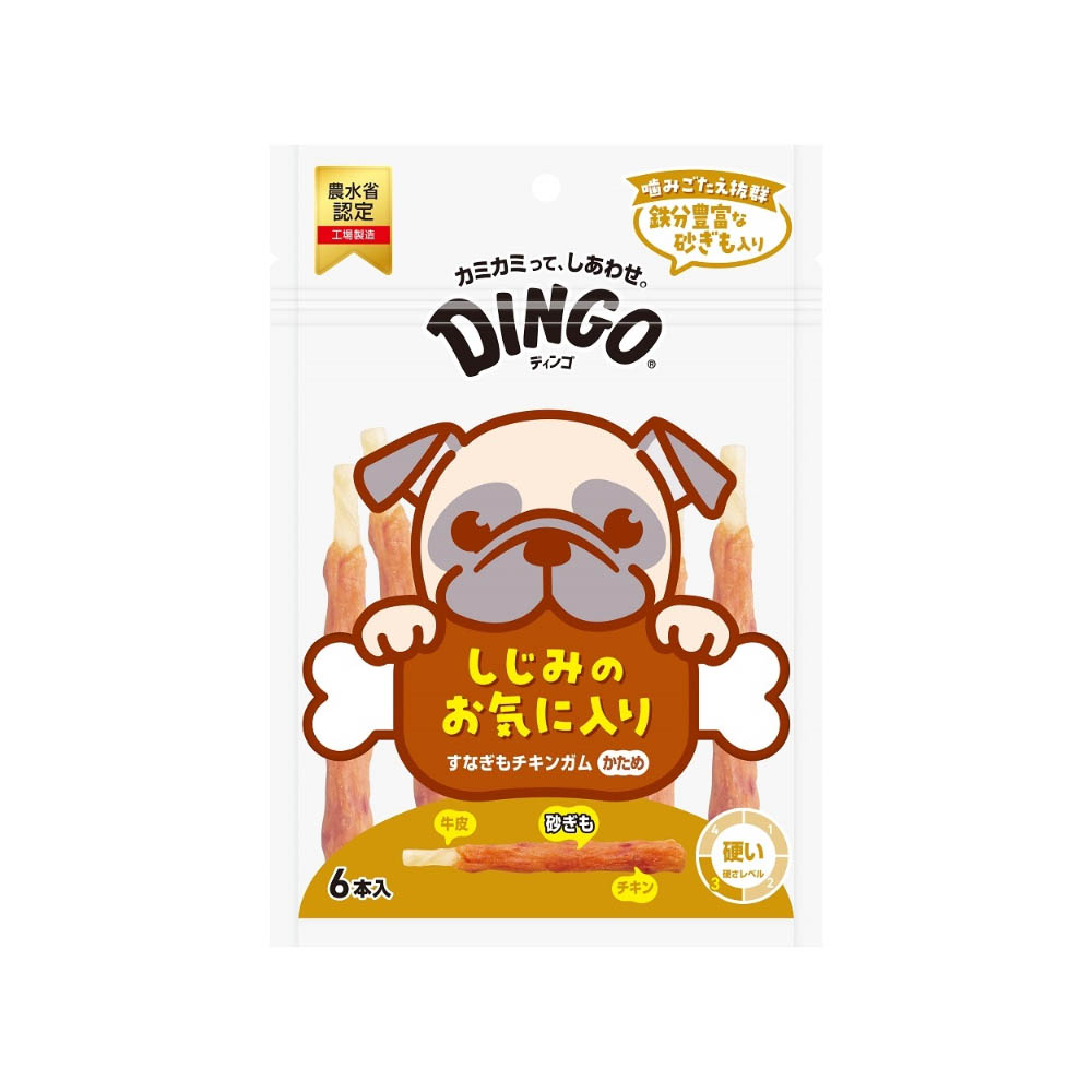 DINGO　すなぎもチキンガムかため6本入